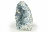 Free-Standing Crystal Filled Celestine Geode - Madagascar #303866-2